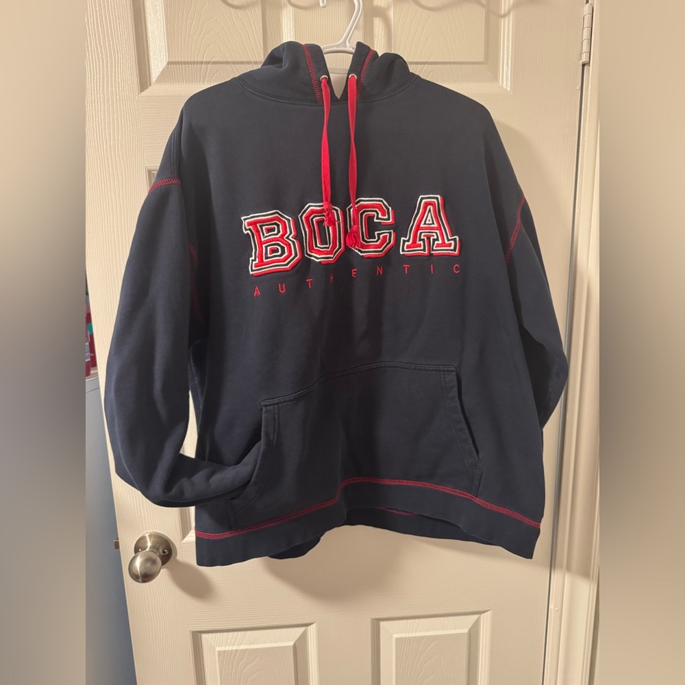 Vintage Navy BOCA hoodie
